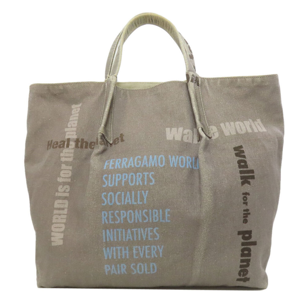 Salvatore Ferragamo Bag Tote Canvas